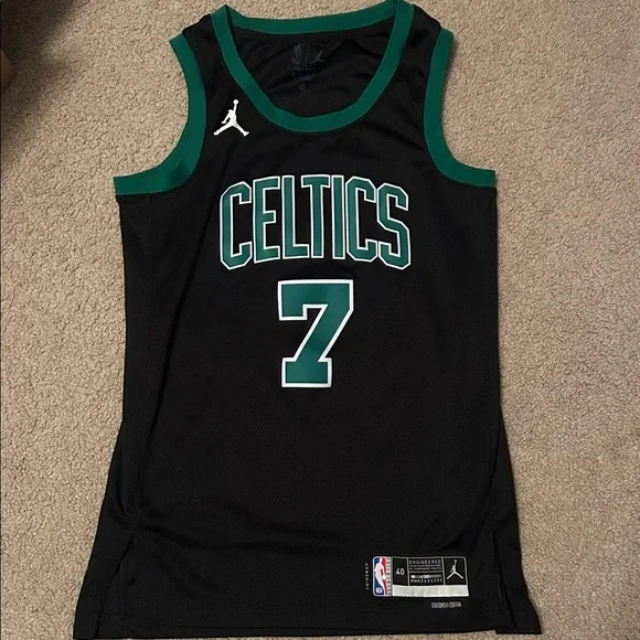 Jordan Adult Boston Celtics Jaylen Brown #7 Swingman Statement Jersey - Picture 1 of 4